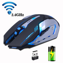 Load image into Gallery viewer, Rechargeable Wireless Gaming Mouse