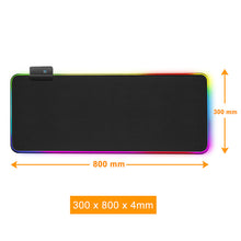 Load image into Gallery viewer, RGB Mouse Pad Gaming Mouse Pad